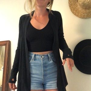 HARDTAIL FOREVER Black Cardigan